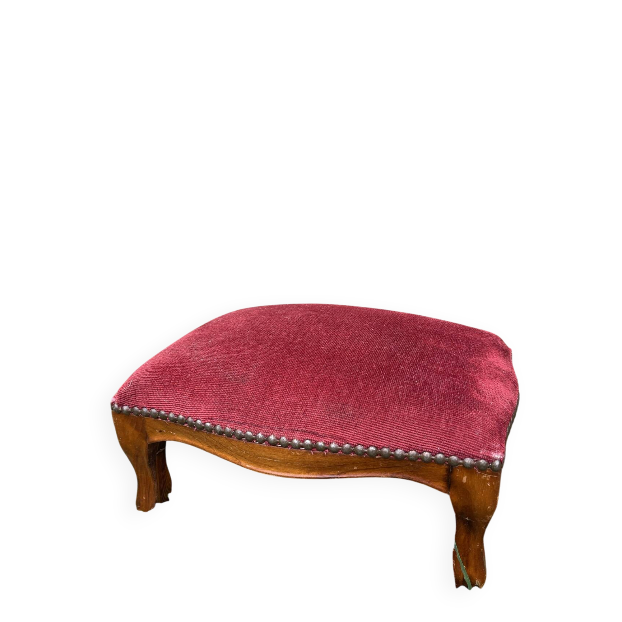 Repose-pieds ancien en bois