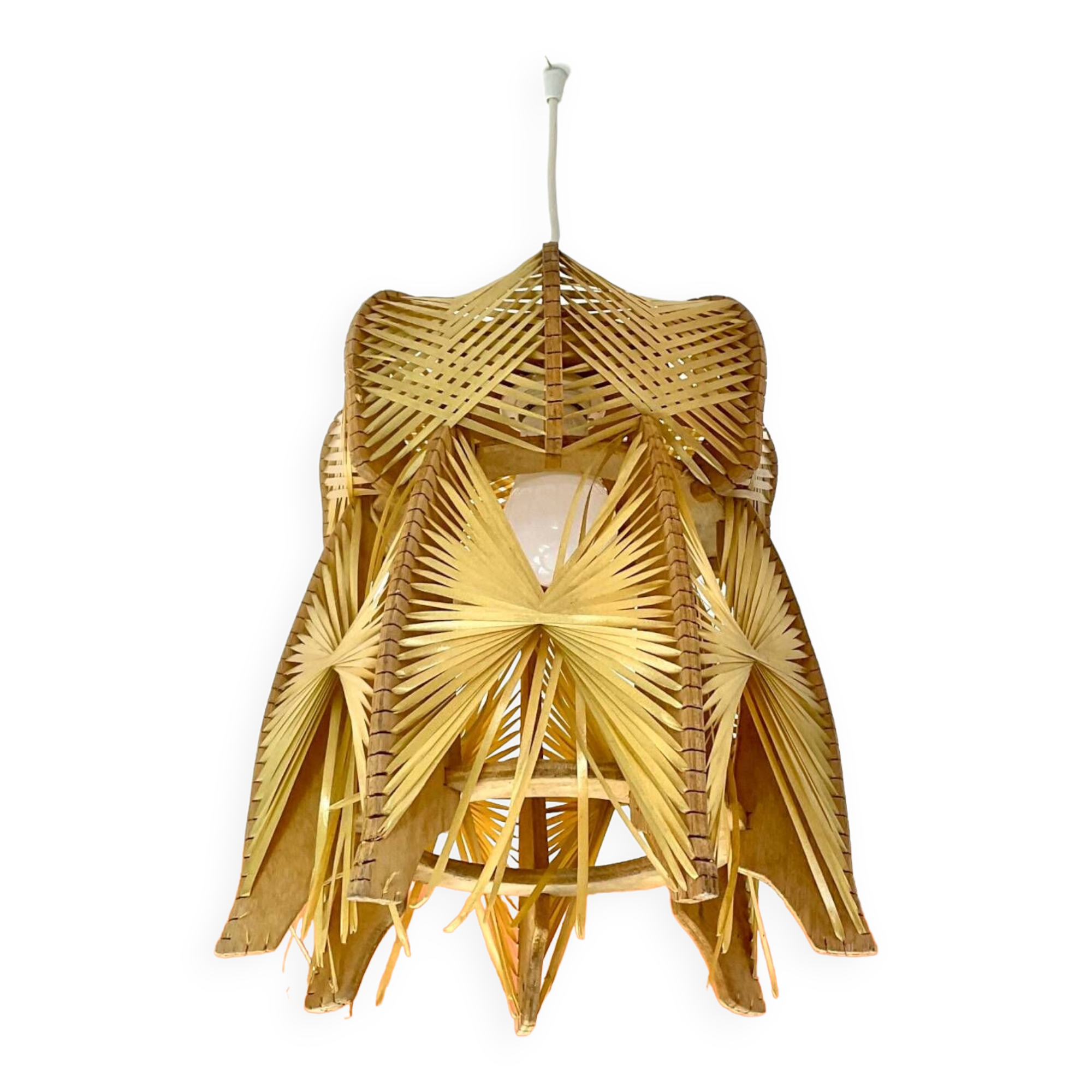 Vintage lampshade pendant