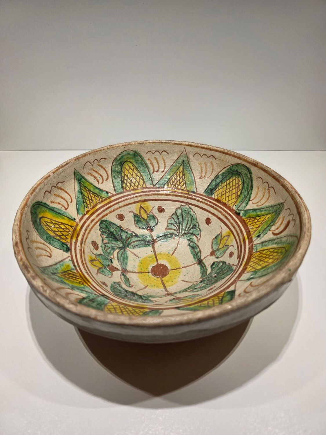 Old Moroccan ceramic plate Mokhfia