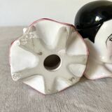 Pierrot salt and pepper egg cups