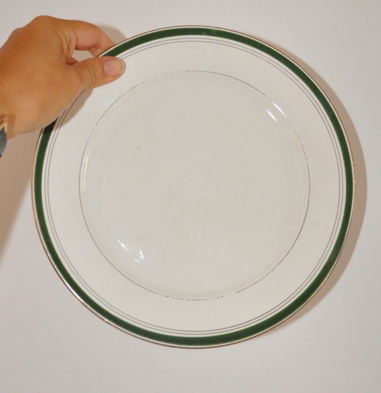 Service of 8 plates Digoin Sarreguemines