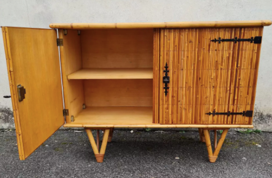 Rattan buffet 1950