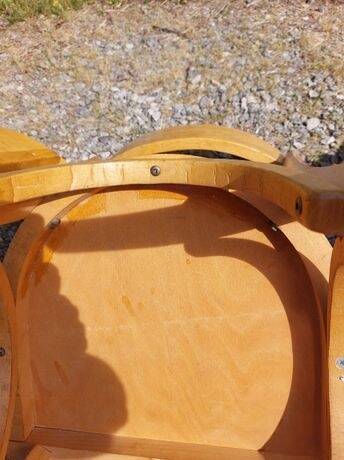 11 chaises bistrot vintage style Baumann