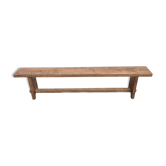 Modernist oak farmhouse bench, 1950s