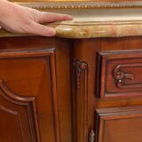 Louis XV low sideboard marble top
