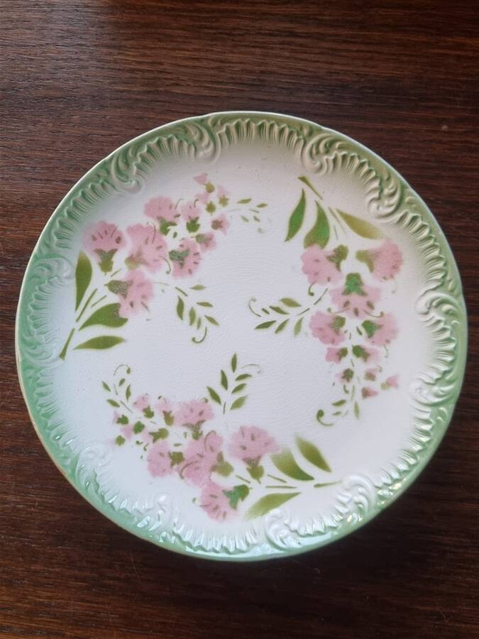 Digoin & Sarreguemines dessert plates