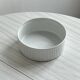 Pillivuyt white hollow dish, white porcelain dish, pie dish.
