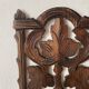 Etagère murale ancienne en bois ajouré , XIXe