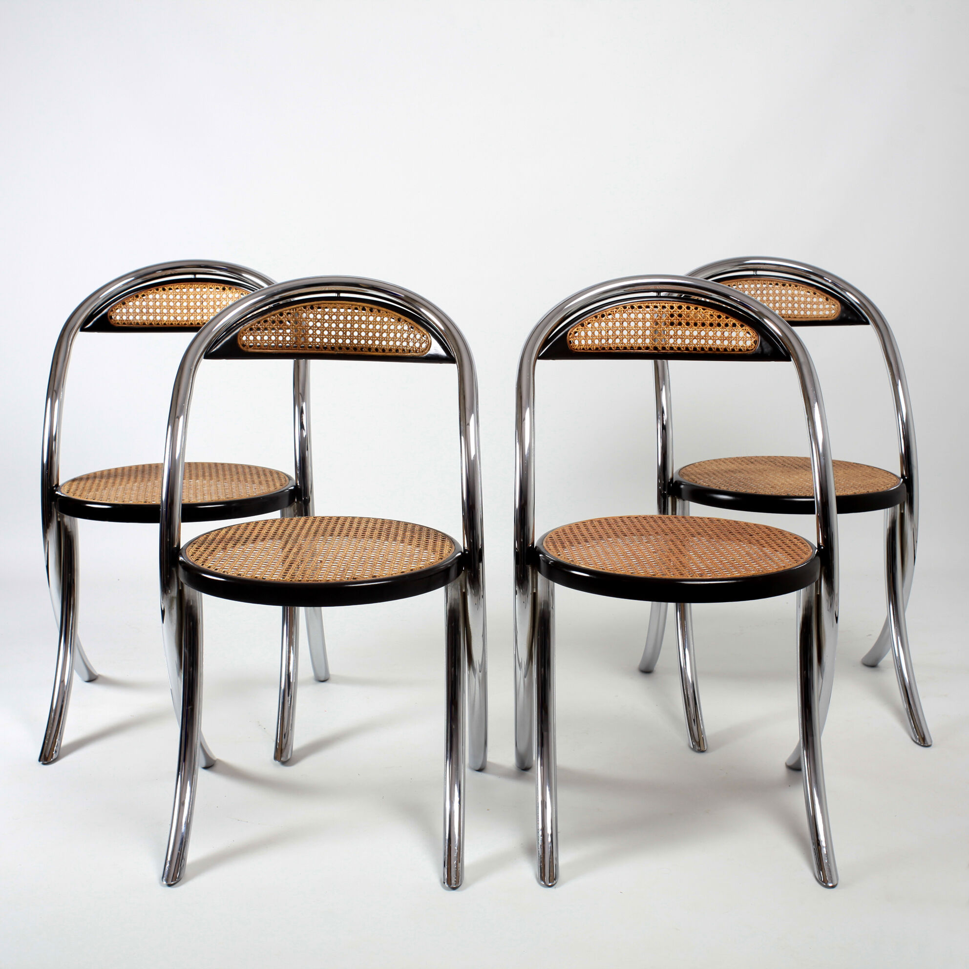 Set of 4 chairs Italy 1970