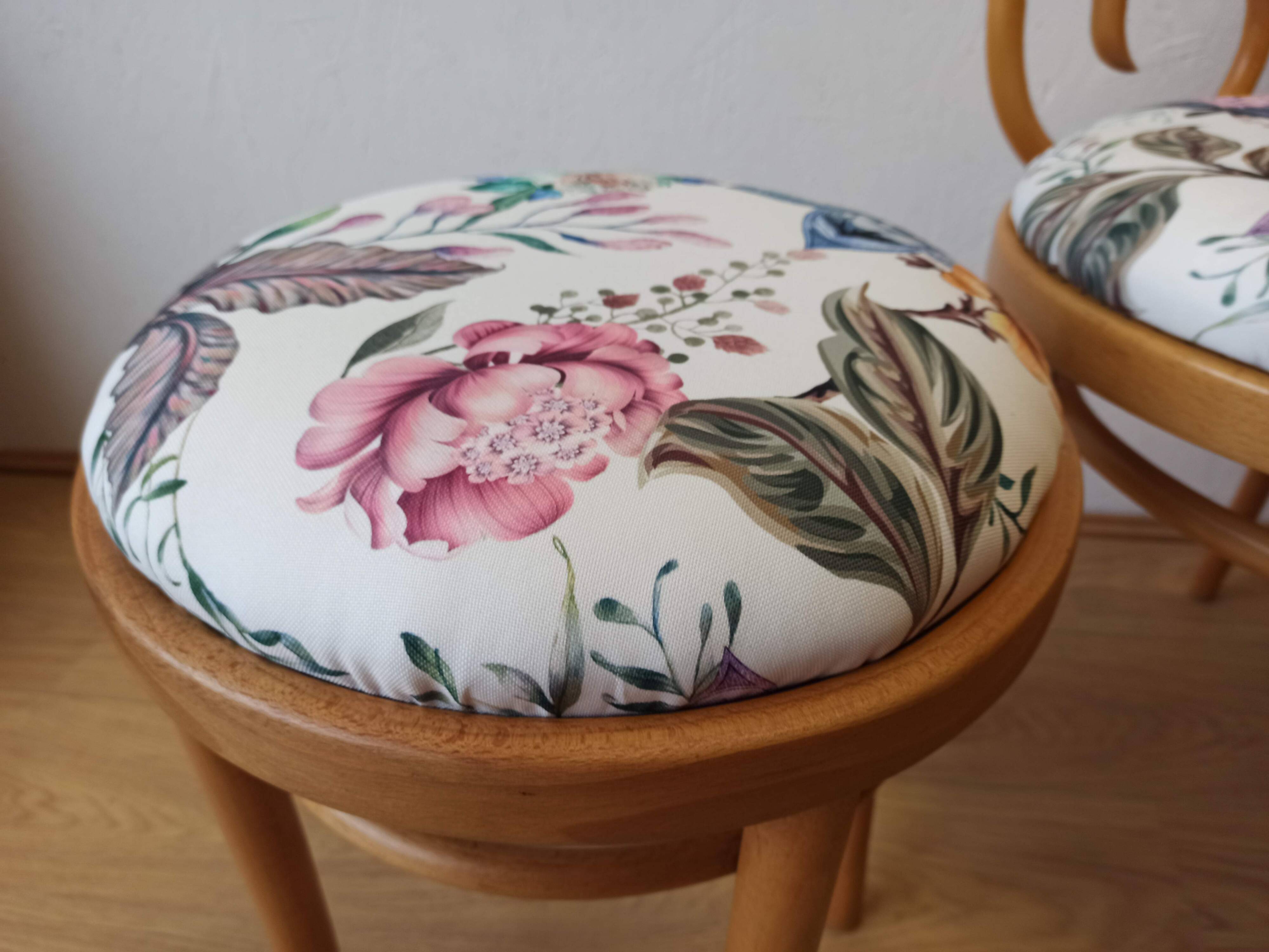 Wooden chair and stool, 1950