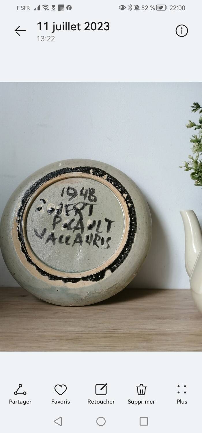 Robert Picault plate