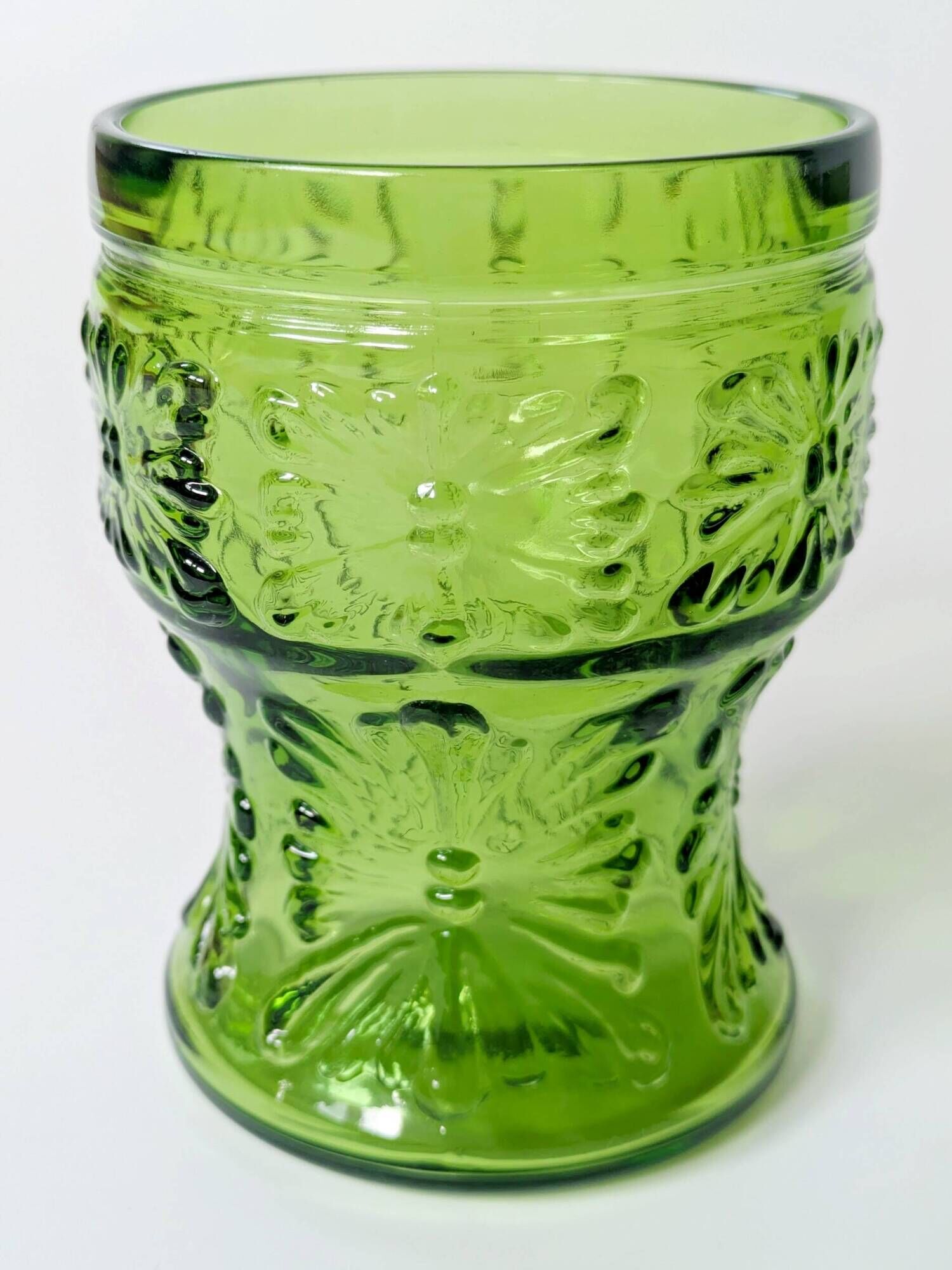 Set of 6 Bormioli tempered glass tumblers, Italy, 1970s