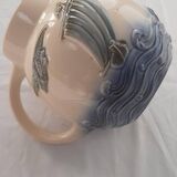 Old ceramic water pitcher slip Digoin France