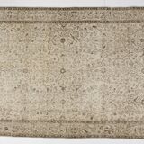 Beige Wool Tribal Carpet