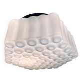 Lampe murale ou plafonnier midcentury, flushmount, années 1970 - plusieurs pièces disponibles