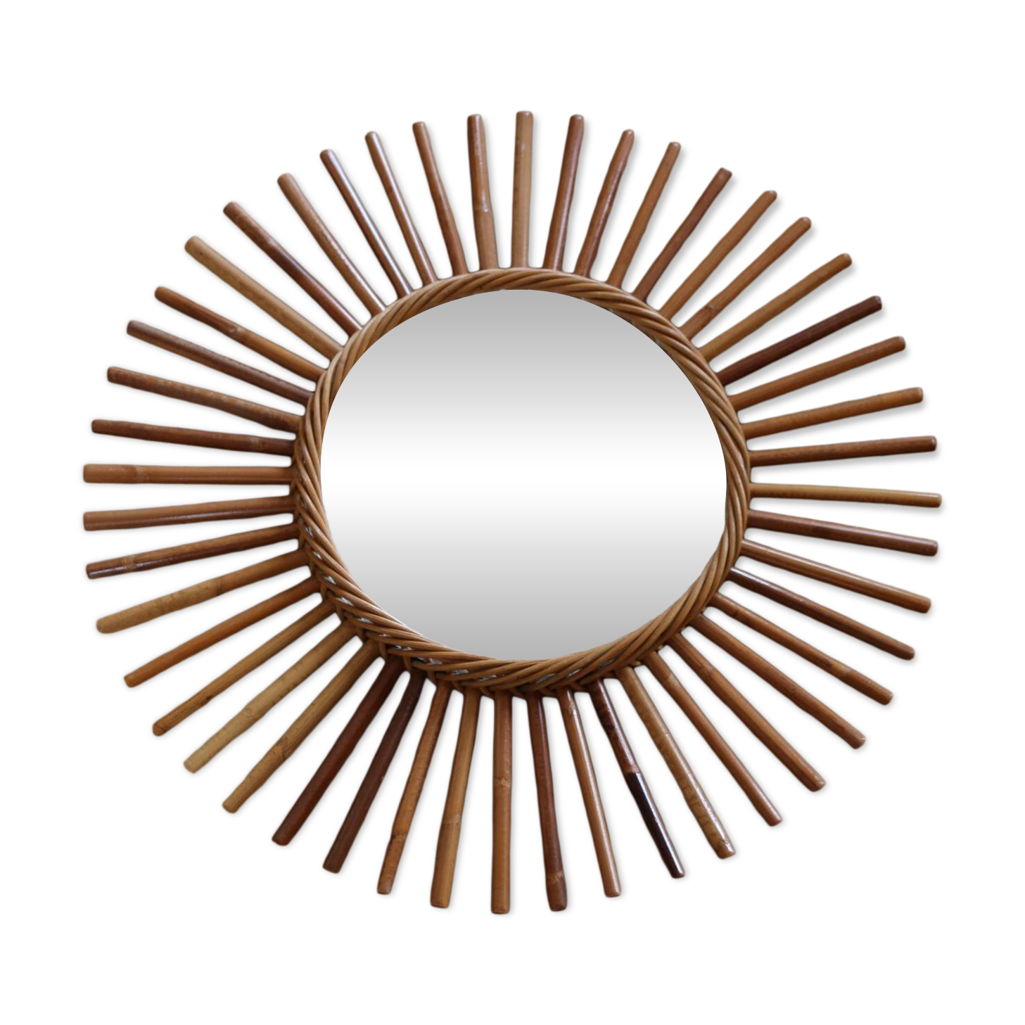 Rattan sun mirror 400mm
