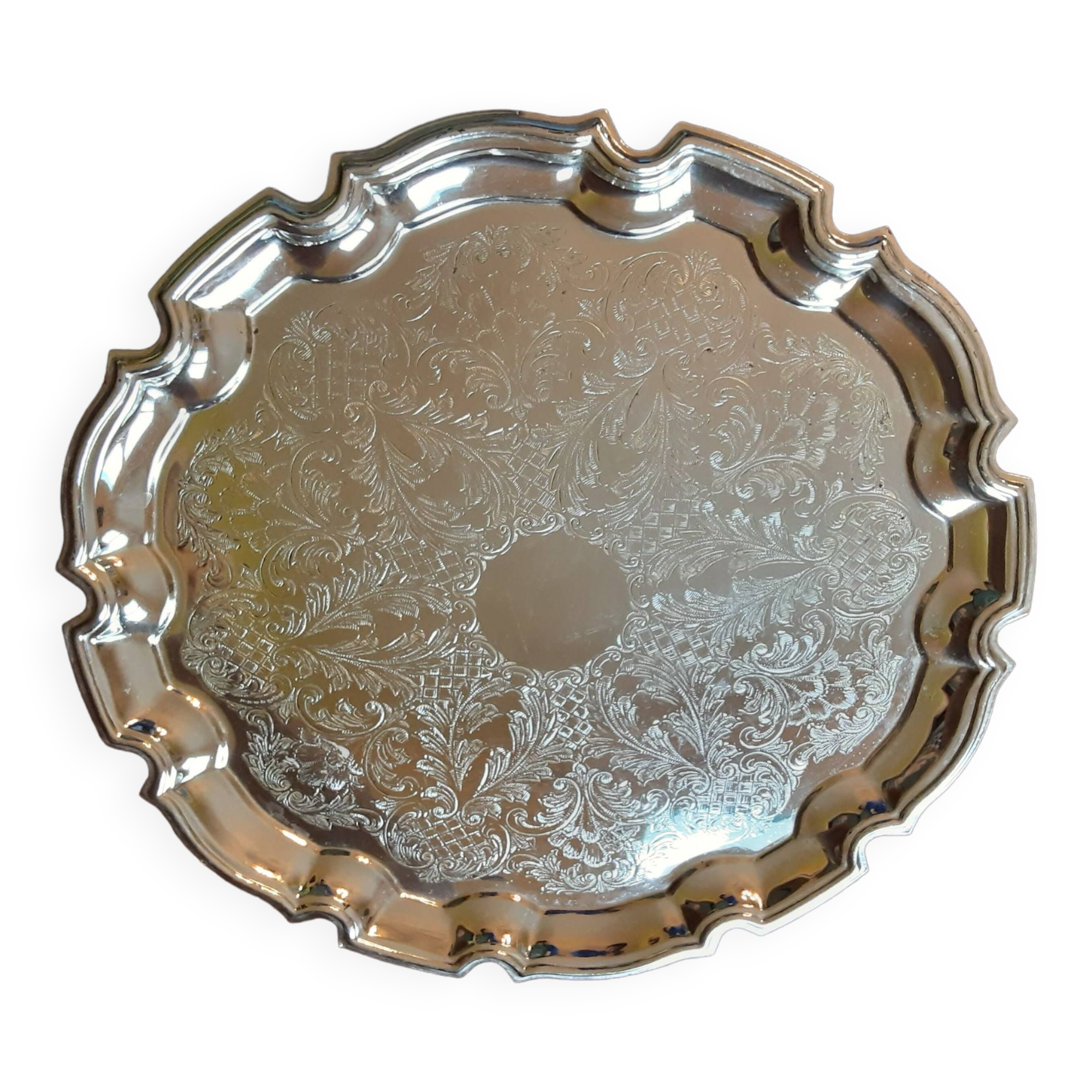 Large original stainless steel dish