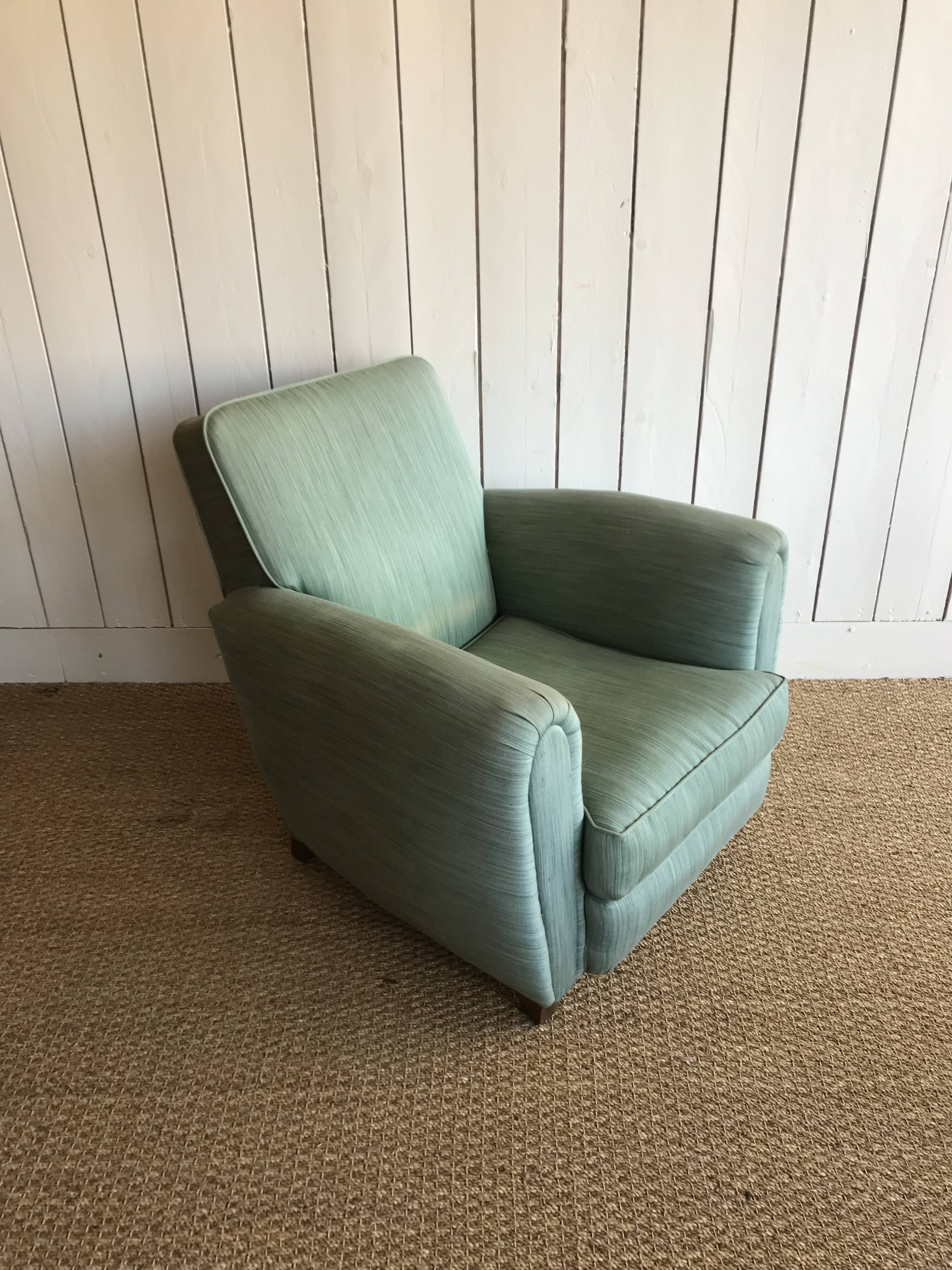 Fabric club armchair