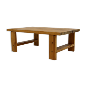 Table basse en pin, Suède, 1970