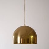 Lampe suédoise en métal doré