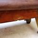 banc vintage en cuir, Tchécoslovaquie années 60, banc de gym, cheval d'arçon
