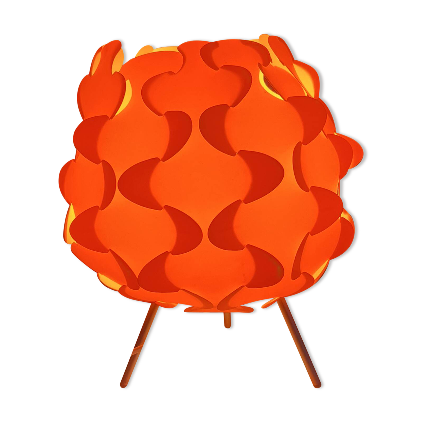 Lampe Ikea Fillsta vintage orange