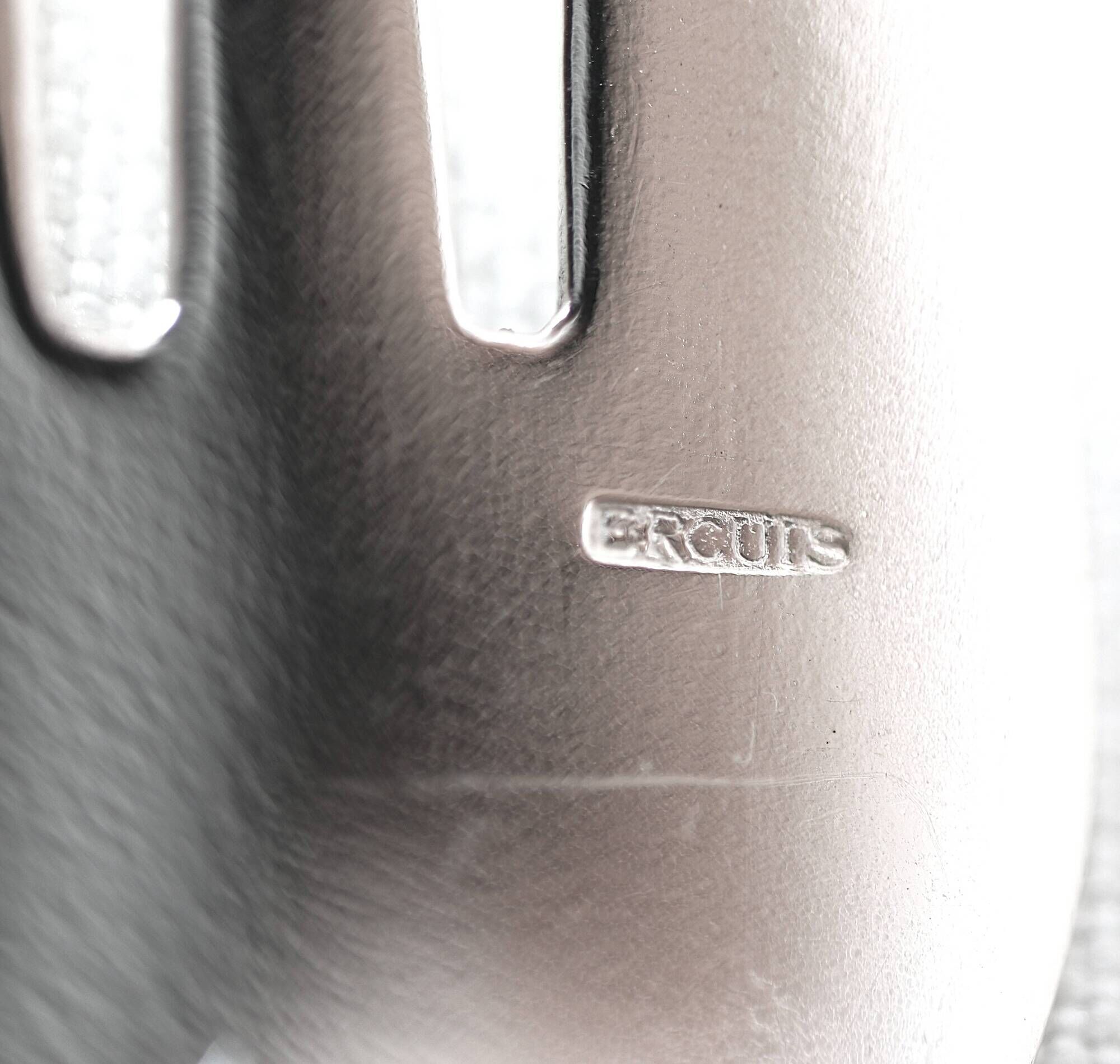 Ercuis Pompadour, set of 4 serving utensils, for stew and salad, silver-plated metal.
