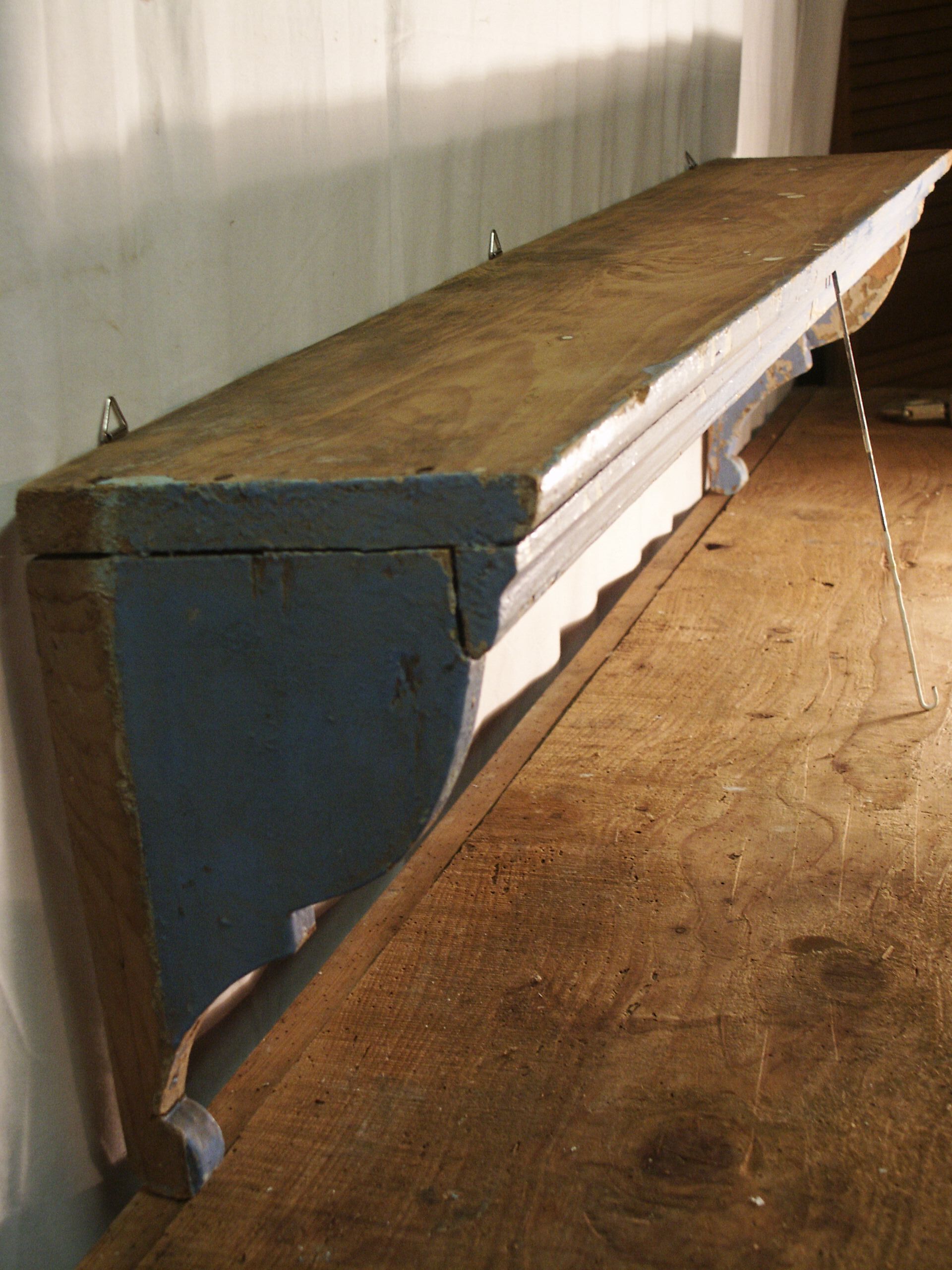 Old farm shelf