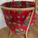 Rattan work basket