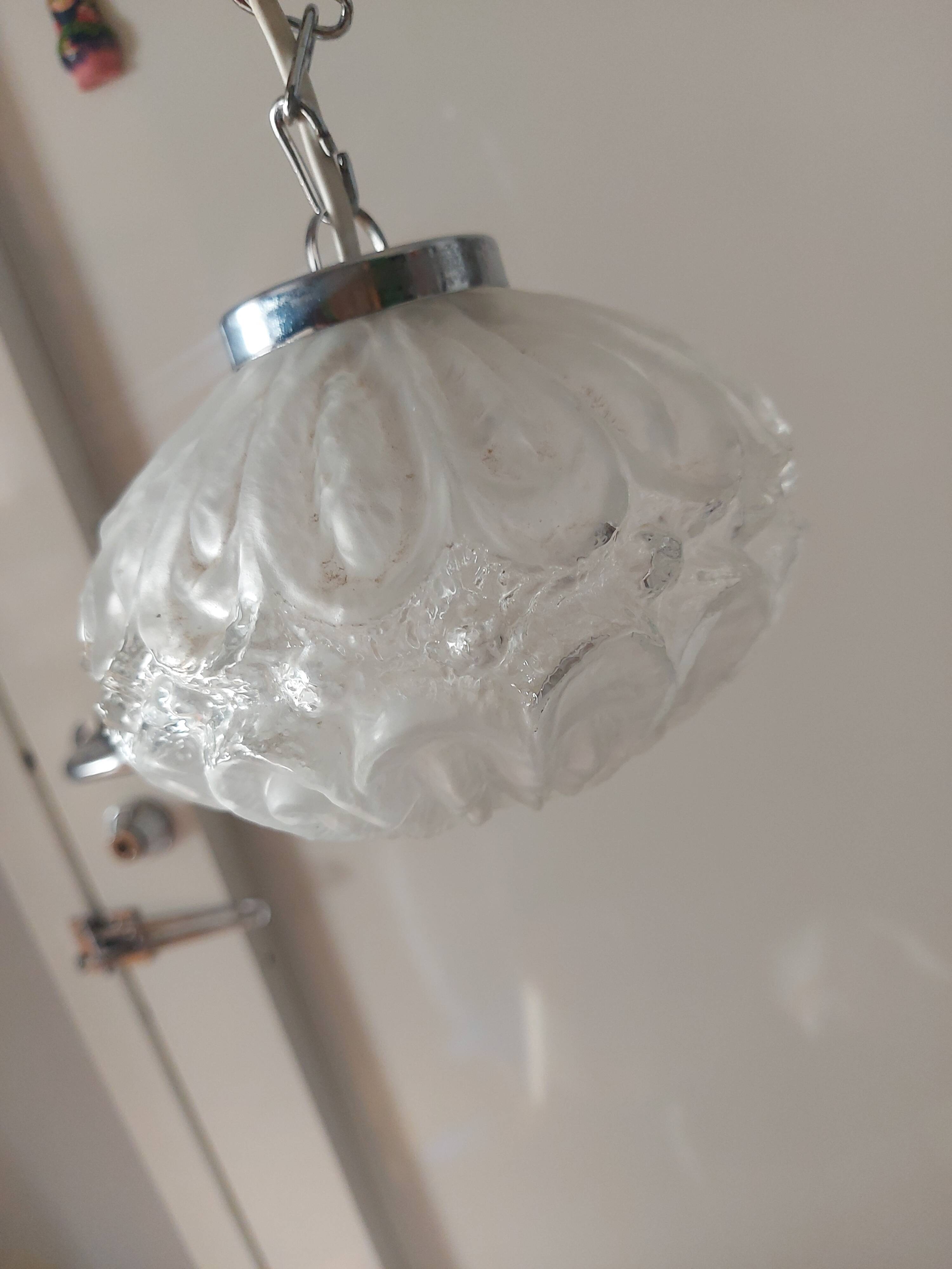 Art deco chandelier suspension