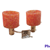 Applique 2 ampoules seventies