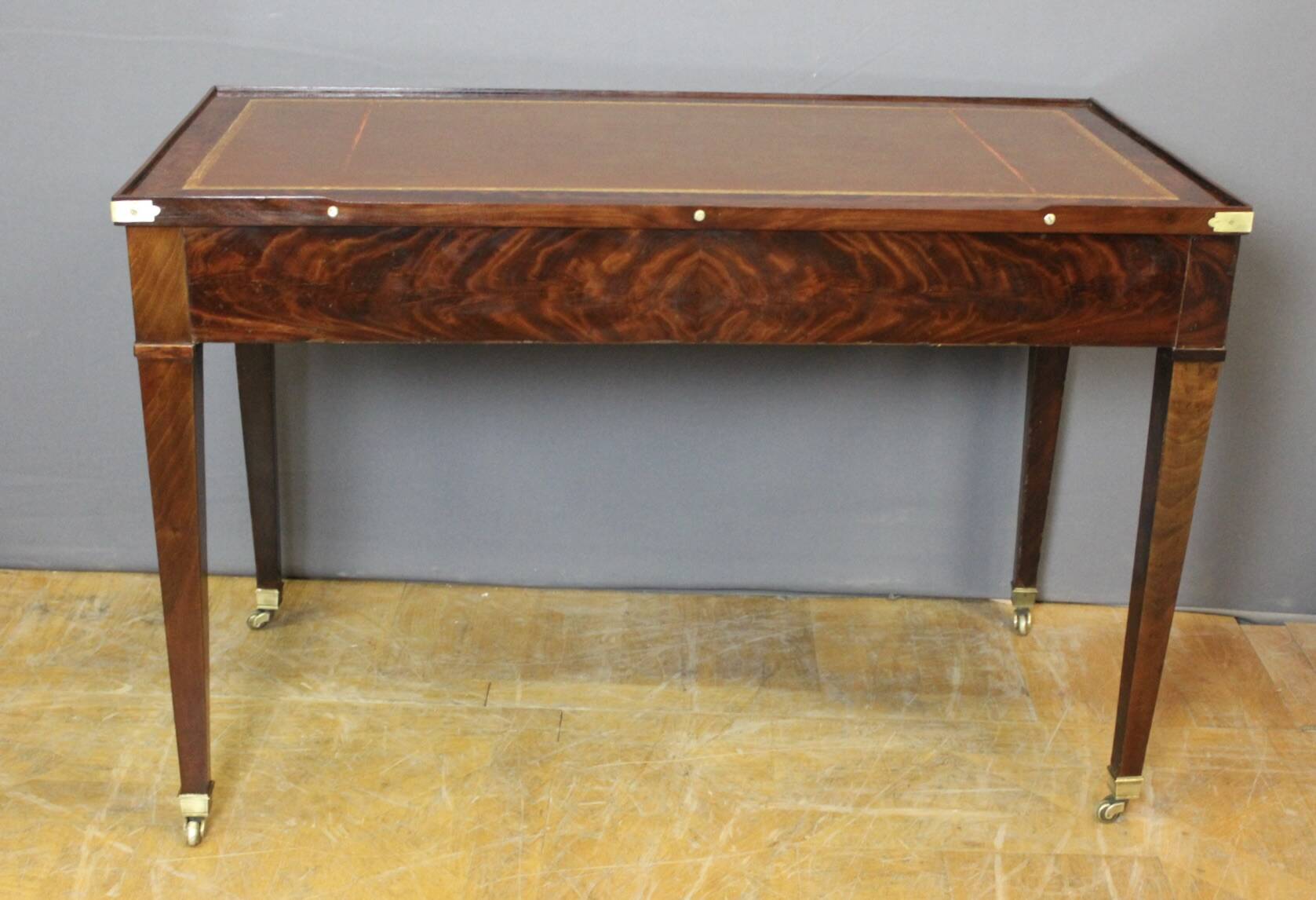 19th Century mahogany Tric Trac game table