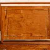 Art deco tray in solid teak