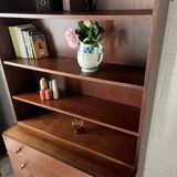 Bookcase, teak chest of drawers, 1960