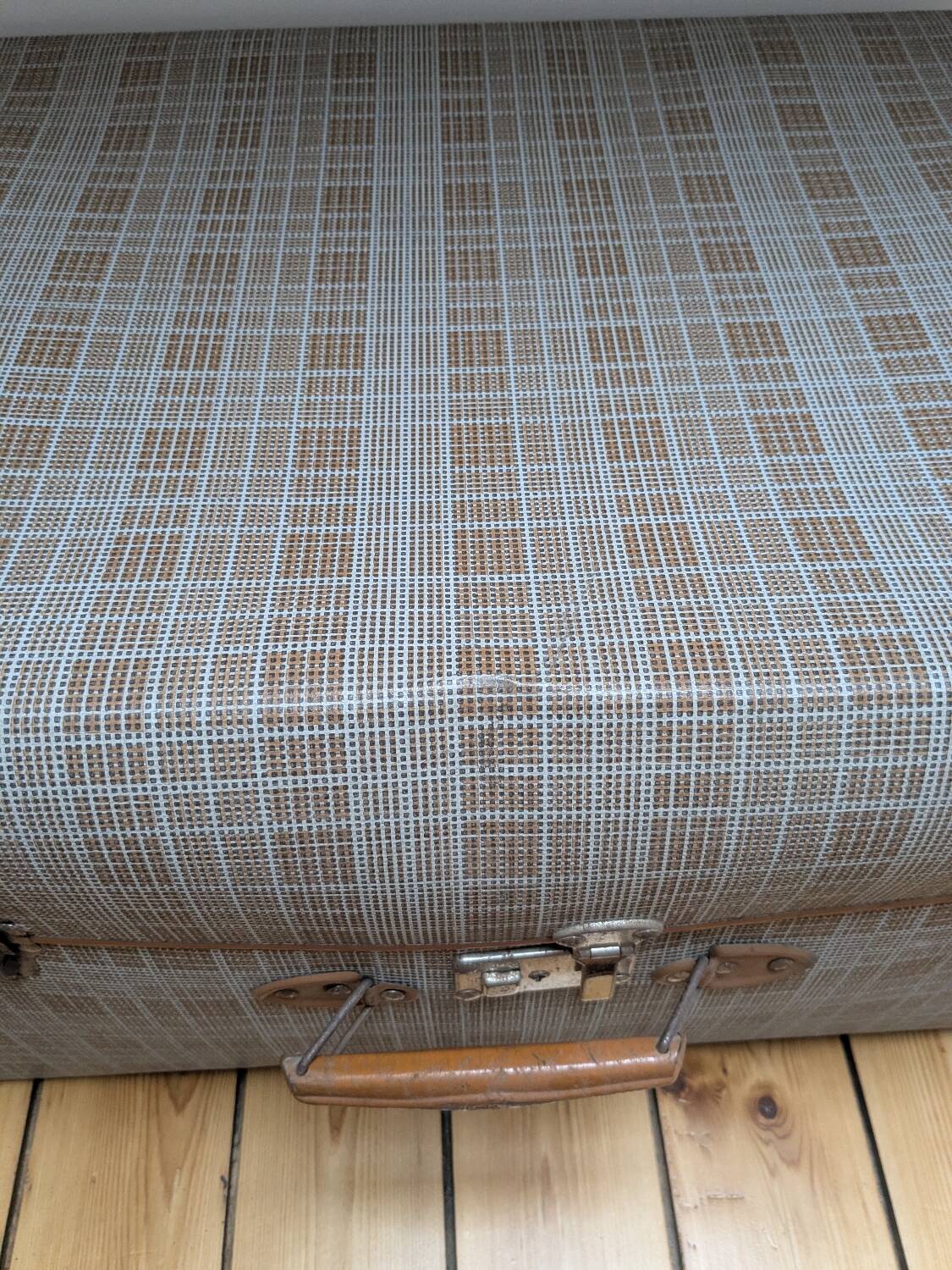 Old cardboard suitcase