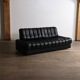 De Sede DS-85 sofa bed in black leather, Switzerland, 1960s