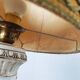 Italian Capodimonte porcelain lamp
