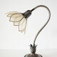 Metal flower lamp and ancient mother-of-pearl