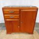 Mado buffet, marble top and asymmetrical doors.