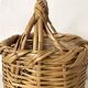 Panier rond vintage en osier