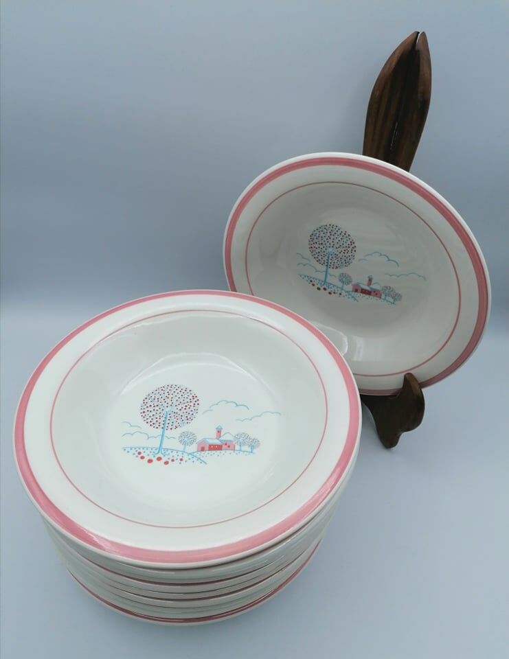 Vintage Italy hollow plates