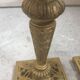Pair of Napoleon III bronze candlesticks