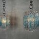 2x vintage Mazzega Murano pendant lamps