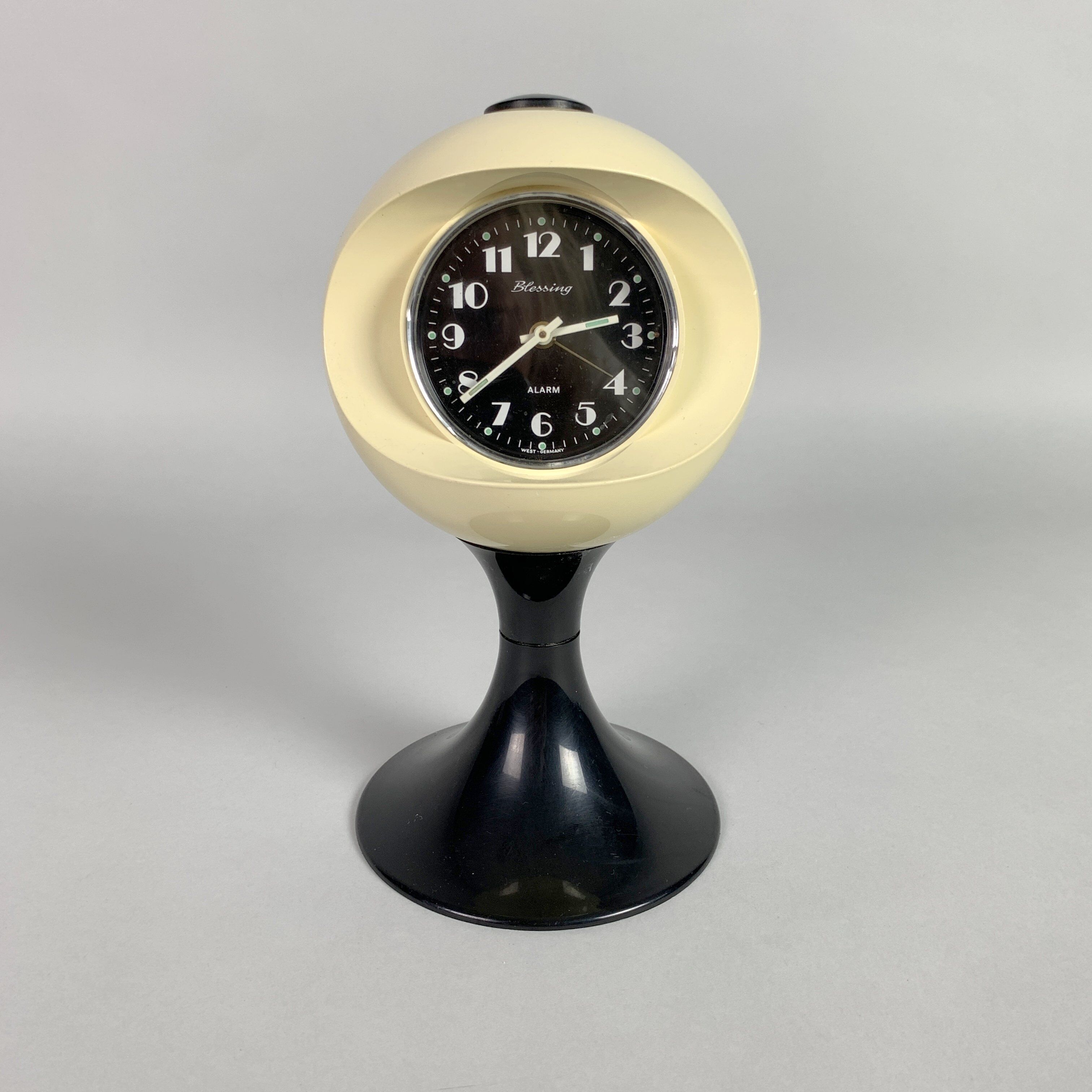 Space age alarm clock by Blessing West Germany, 1970's