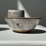 Meeting of three ceramic pieces: ice cup, small cup and small cup