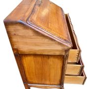 Secretary desk called "scriban" in Louis XV style made of fruitwood.