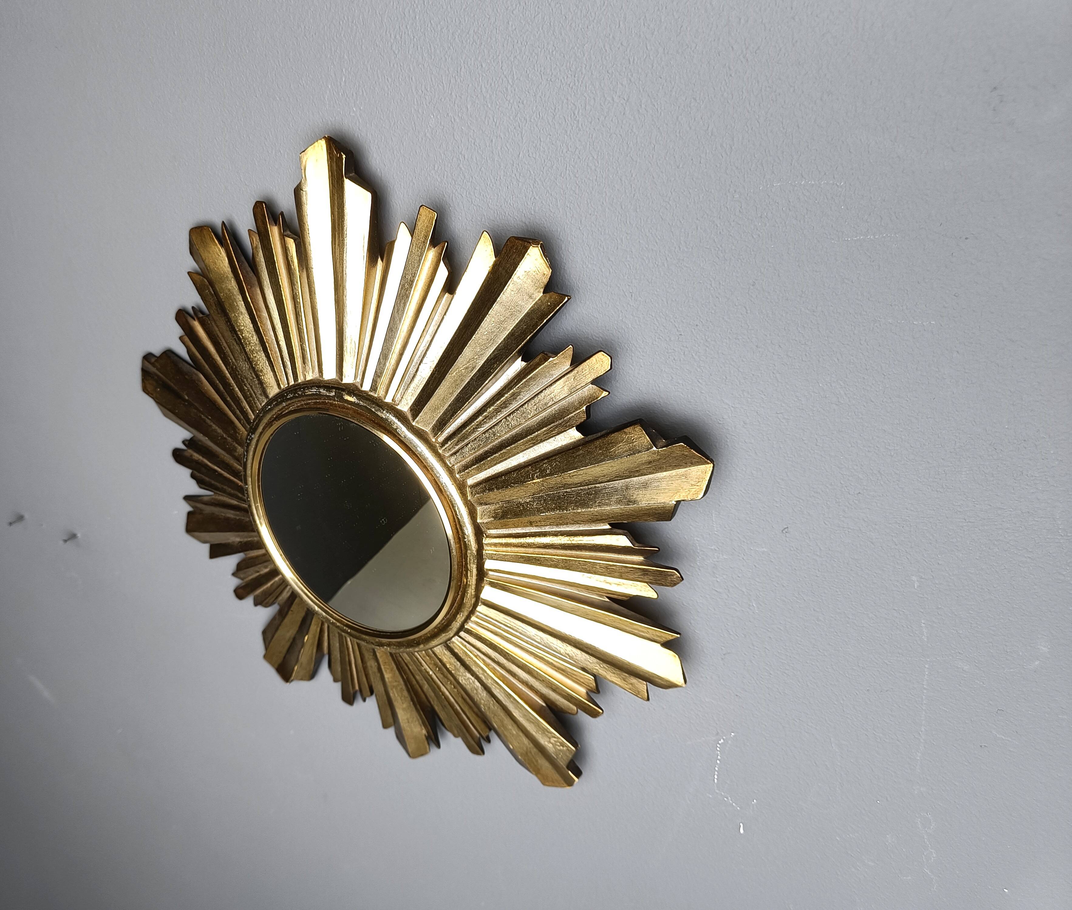 VIntage sunburst mirror, 1960s