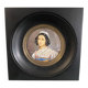 Old miniature portrait painting of a woman.
