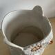 Vintage ceramic owl cache pot signed