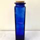 XXL jar in cobalt blue glass